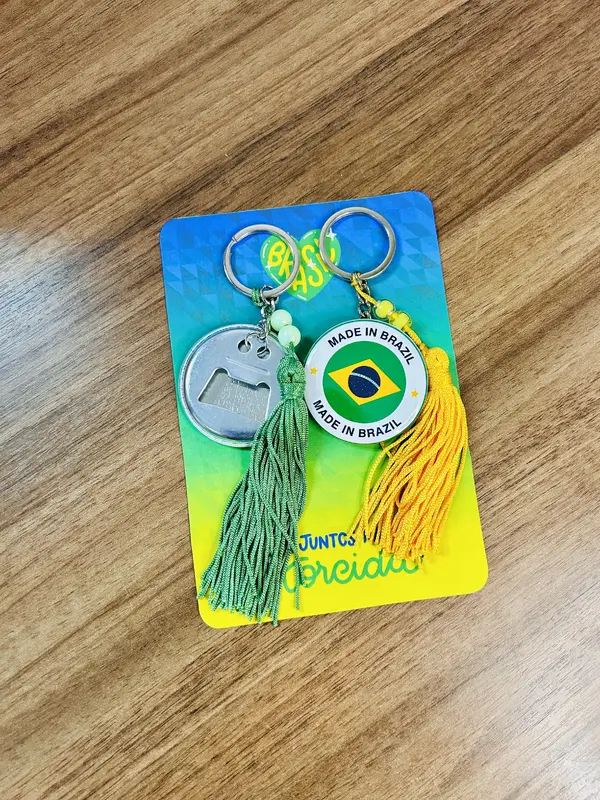 Botton chaveiro abridor de garrafa